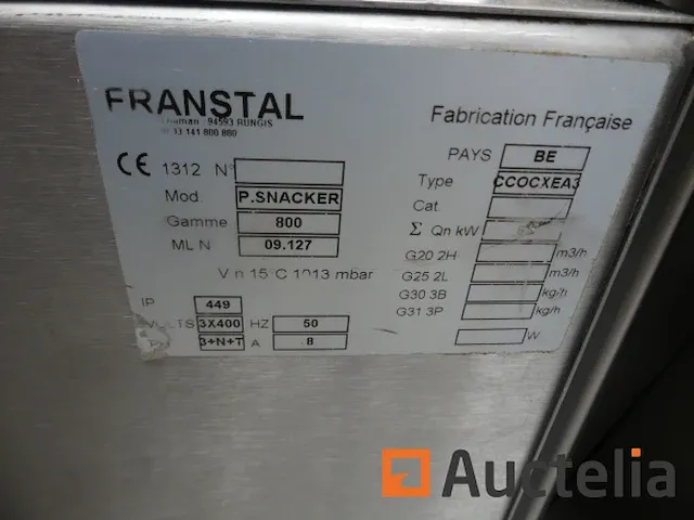 Elektrische kookplaat franstal p.snacker - afbeelding 7 van  8