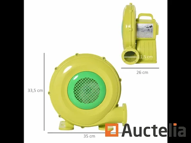 Elektrische luchtpomp springkasteel ventilator - afbeelding 8 van  8