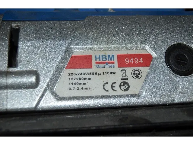 Elektrische metaalbandzaag 9494 bhm met statief - afbeelding 10 van  10