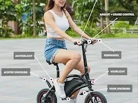 Elektrische mini-scooter wit - afbeelding 6 van  8