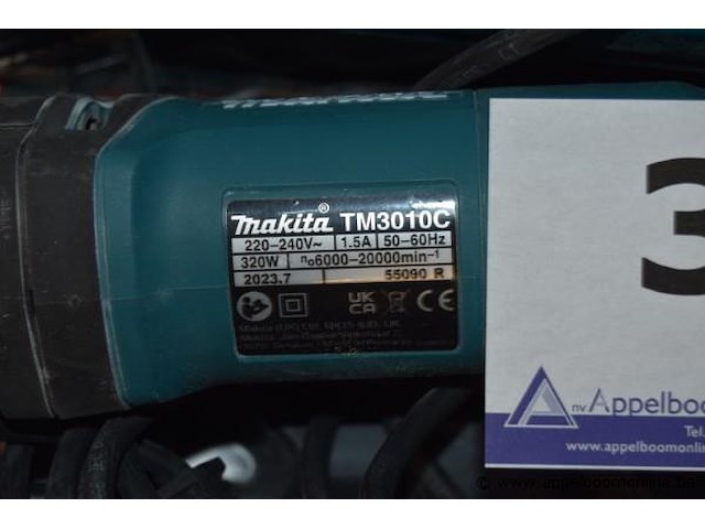 Elektrische multitool makita, tm3010c - afbeelding 2 van  2
