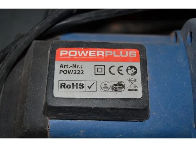Elektrische muurfrees powerplus pow222 in koffer (23) - afbeelding 5 van  5