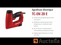 Elektrische nietmachine spijkermachine einhell tc-en 20 - afbeelding 2 van  2