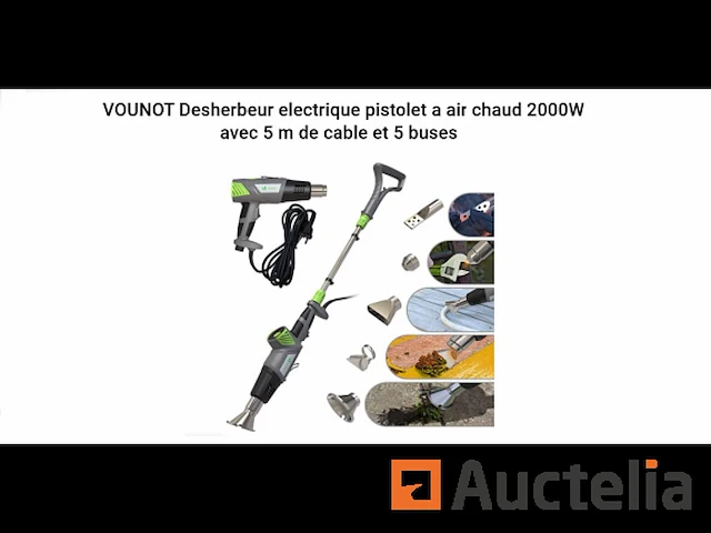 Elektrische onkruidverdeler, vounot heteluchtpistool - afbeelding 1 van  6