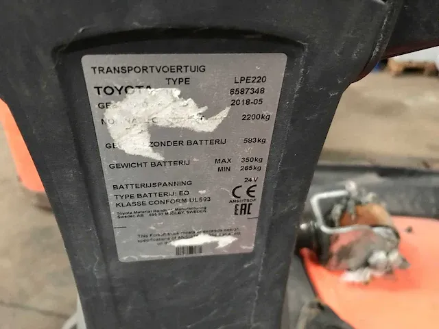 Elektrische pallettrucks - afbeelding 6 van  9