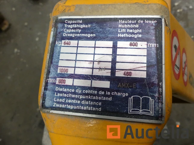 Elektrische palletwagen + handmatige palletwagen - afbeelding 3 van  8