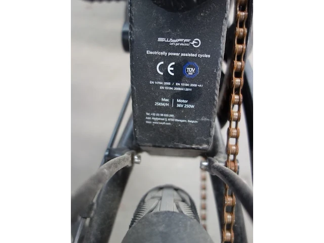 Elektrische plooifiets swyff - afbeelding 7 van  7