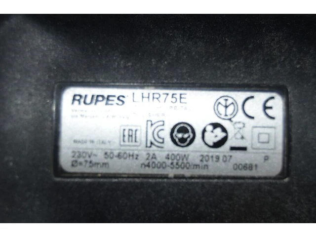 Elektrische polierder in tas rupes (b6) - afbeelding 8 van  8