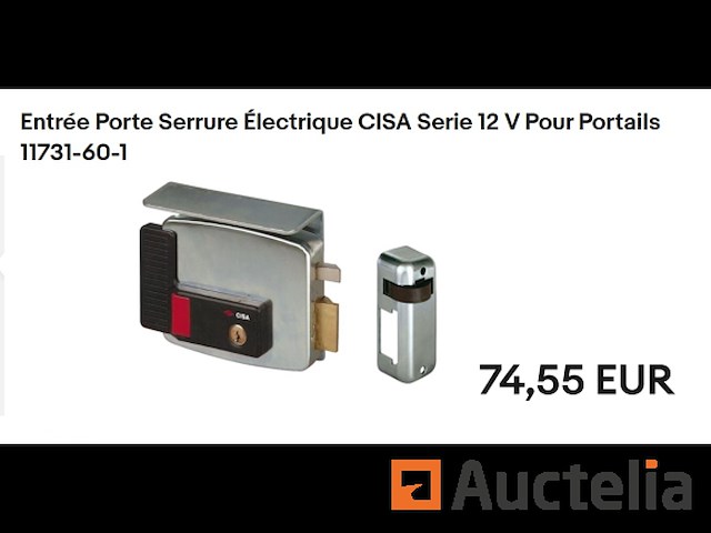 Elektrische poortsluis cisa 111731-60-1 - afbeelding 1 van  1