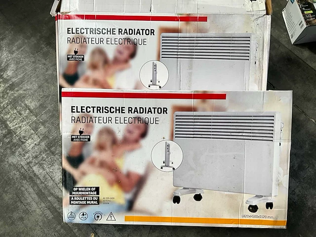 Elektrische radiator (2x) - afbeelding 1 van  2