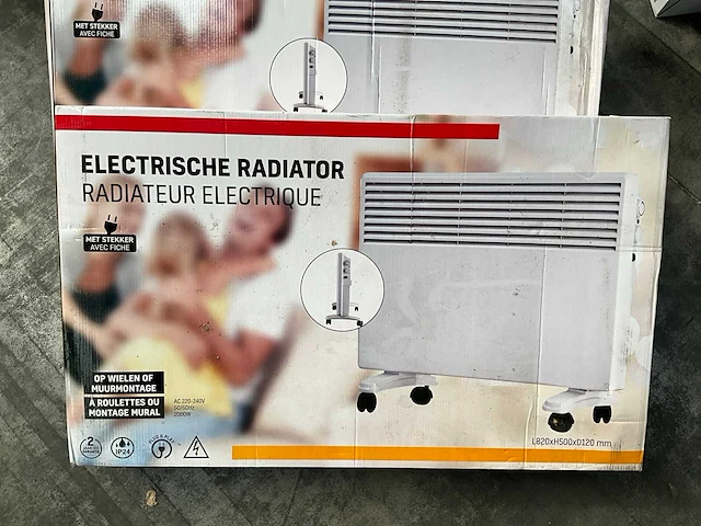 Elektrische radiator (2x) - afbeelding 2 van  2