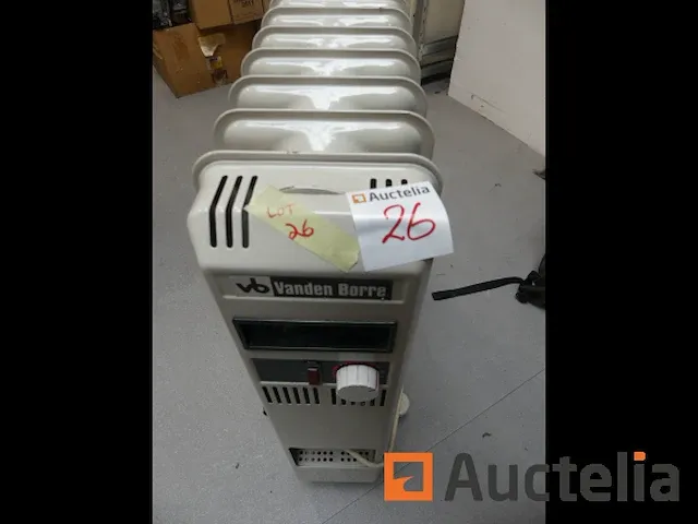 Elektrische radiator op wielen vandenborre - afbeelding 3 van  3