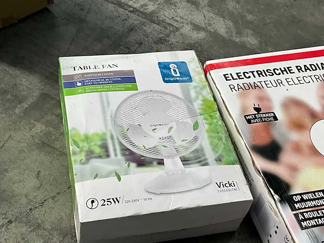 Elektrische radiator + tafelventilator - afbeelding 3 van  3
