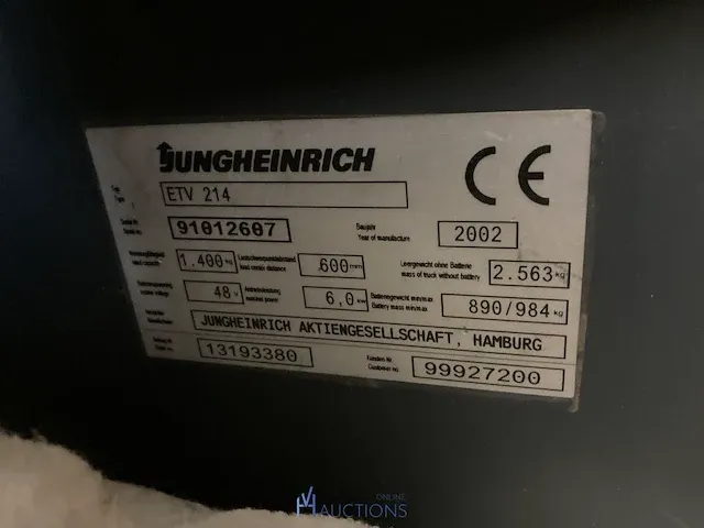 Elektrische reachtruck jungheinrich - afbeelding 2 van  16