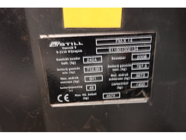 Elektrische reachtruck still - afbeelding 12 van  13