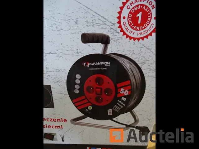 Elektrische reel 50m kampioen 3g x 2,5 mm - afbeelding 1 van  4
