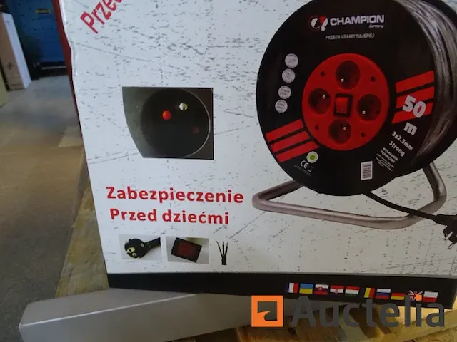 Elektrische reel 50m kampioen 3g x 2,5 mm - afbeelding 2 van  4