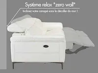Elektrische relax lederen hoekbank - zwart - recht - afbeelding 8 van  8