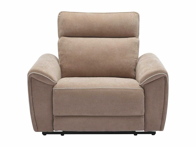Elektrische relaxfauteuil in taupe stof - afbeelding 7 van  12