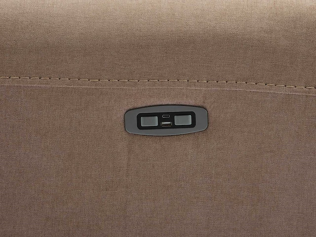 Elektrische relaxfauteuil in taupe stof - afbeelding 12 van  12