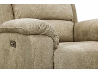 Elektrische relaxfauteuil in taupe stof - afbeelding 9 van  20
