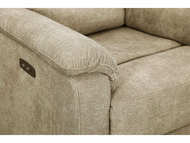 Elektrische relaxfauteuil in taupe stof - afbeelding 10 van  20