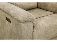 Elektrische relaxfauteuil in taupe stof - afbeelding 10 van  20