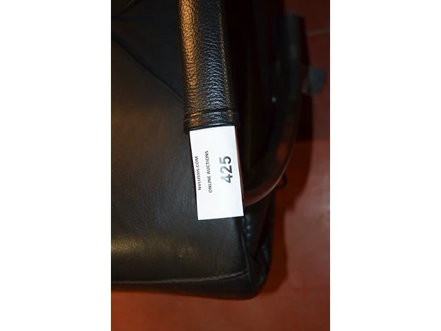 Elektrische relaxzetel zwart leder h&h - afbeelding 3 van  7