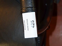 Elektrische relaxzetel zwart leder h&h - afbeelding 3 van  7