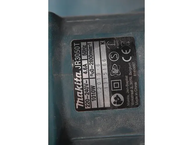 Elektrische repricazaag makita in koffer jr3050t (10) - afbeelding 5 van  5