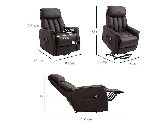 Elektrische rolstoellift fauteuil met voetsteun - afbeelding 4 van  6