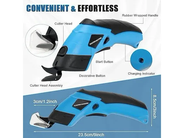 Elektrische schaar draadloos - afbeelding 2 van  2