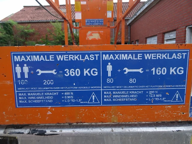 Elektrische schaarlift jlg - afbeelding 4 van  6