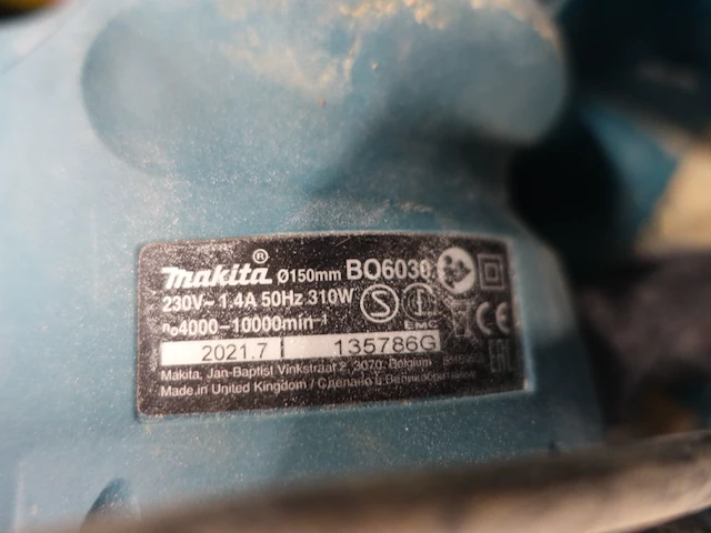 Elektrische schuurmachine makita - afbeelding 2 van  3