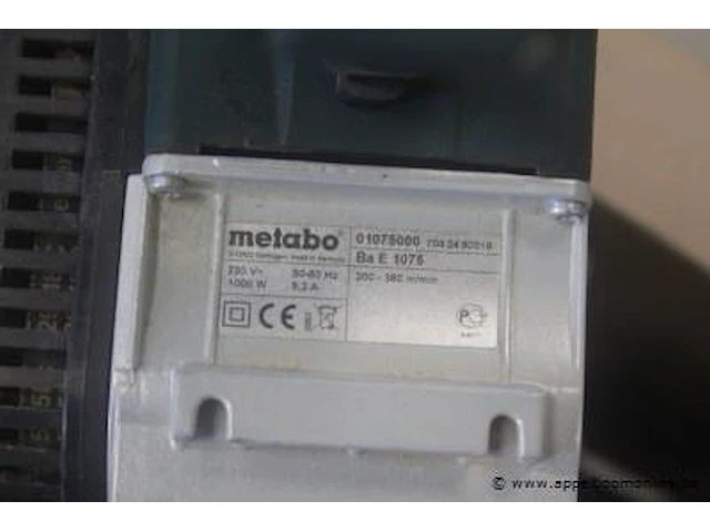 Elektrische schuurmachine metabo, ba e 1075 - afbeelding 2 van  2