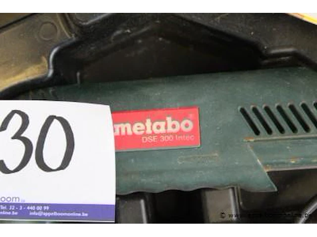Elektrische schuurmachine metabo, dse 300 - afbeelding 2 van  2
