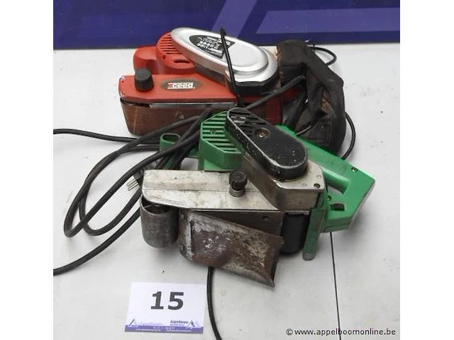 Elektrische schuurmachine xceed en schaafmachine - afbeelding 1 van  3