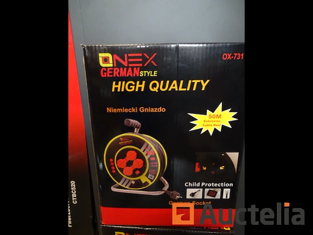 Elektrische slanghaspel 50 m 3g 2.5 onex ox732 - afbeelding 2 van  5