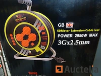 Elektrische slanghaspel 50 m 3g 2.5 onex ox732 - afbeelding 5 van  5