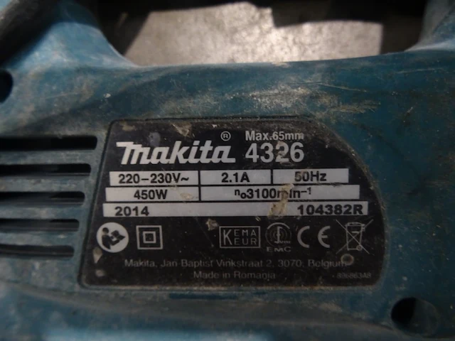 Elektrische slijpmachine makita - afbeelding 3 van  6