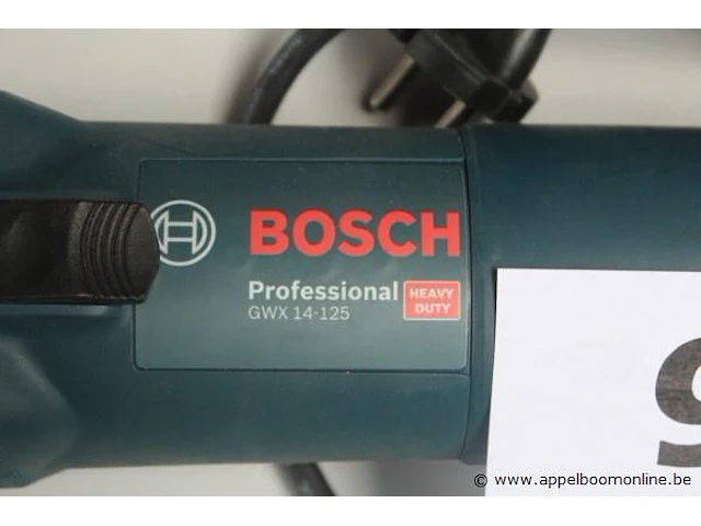 Elektrische slijptol bosch, gwx 14-125 - afbeelding 2 van  2