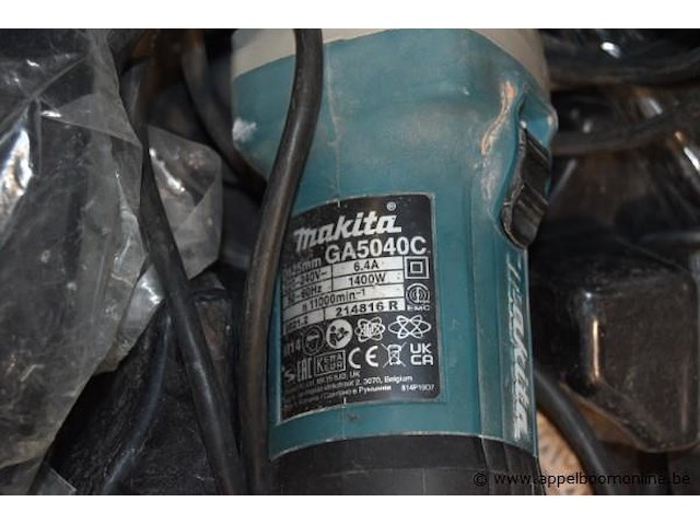 Elektrische slijptol makita, ga5040c - afbeelding 2 van  2