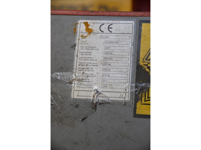 Elektrische stapelaar lafis - afbeelding 5 van  5