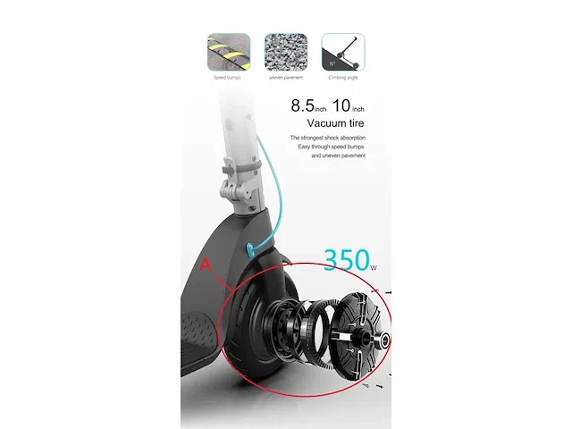 Elektrische step 3 cobb x7-10" - afbeelding 4 van  13