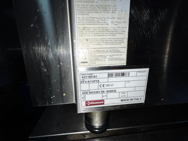 Elektrische stoom/convectieoven diamond - afbeelding 7 van  7