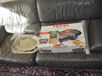 Elektrische tafel barbecue, 2 inox dienplateaus