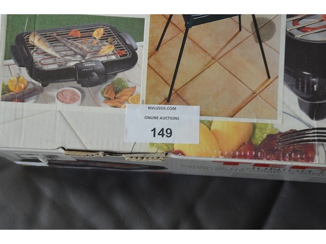 Elektrische tafel barbecue, 2 inox dienplateaus - afbeelding 3 van  7