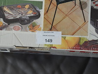 Elektrische tafel barbecue, 2 inox dienplateaus - afbeelding 3 van  7