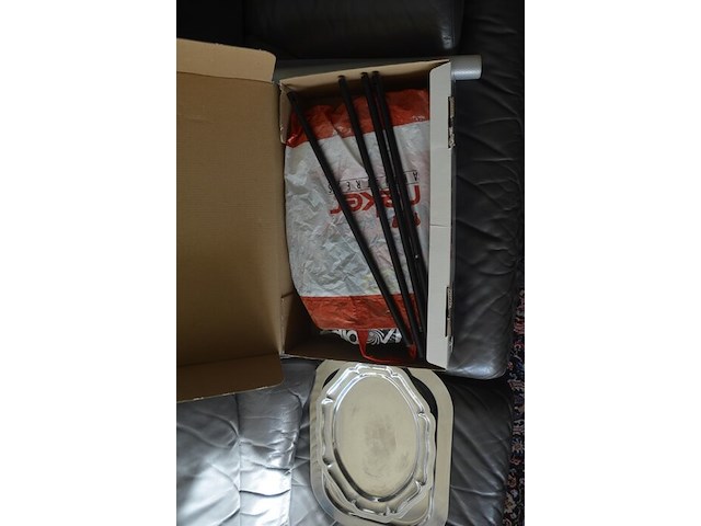 Elektrische tafel barbecue, 2 inox dienplateaus - afbeelding 5 van  7