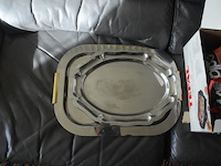 Elektrische tafel barbecue, 2 inox dienplateaus - afbeelding 6 van  7